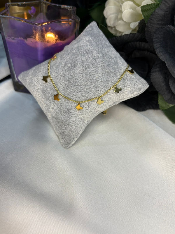 Mini Butterfly Bracelet – Gold Edition