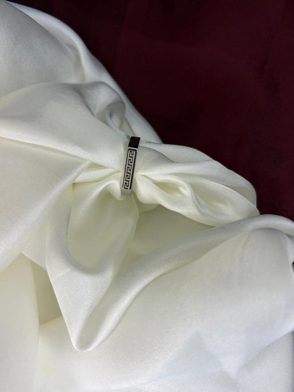 Silver Bvlgari Inspired Ring – Premium Edition