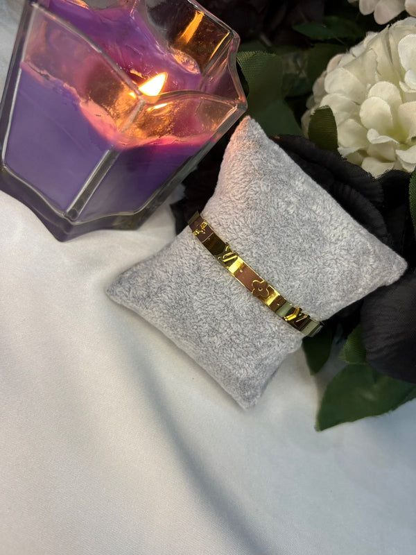LV Hand Cuff – Gold Edition
