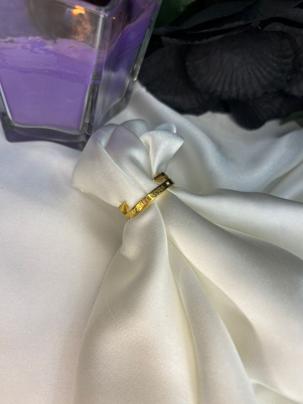 Michael Kors Inspired Ring – Gold Edition